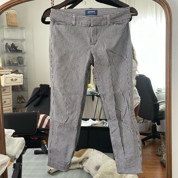 Old Navy Pixie Mid Rise Houndstooth Stretch Leggings Pant Pants Women's sz 4 - Picture 2 of 5